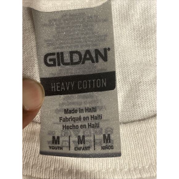 Girls Graphic Print T Shirt Youth Medium Juneteenth White Tee Casual - Picture 5 of 6